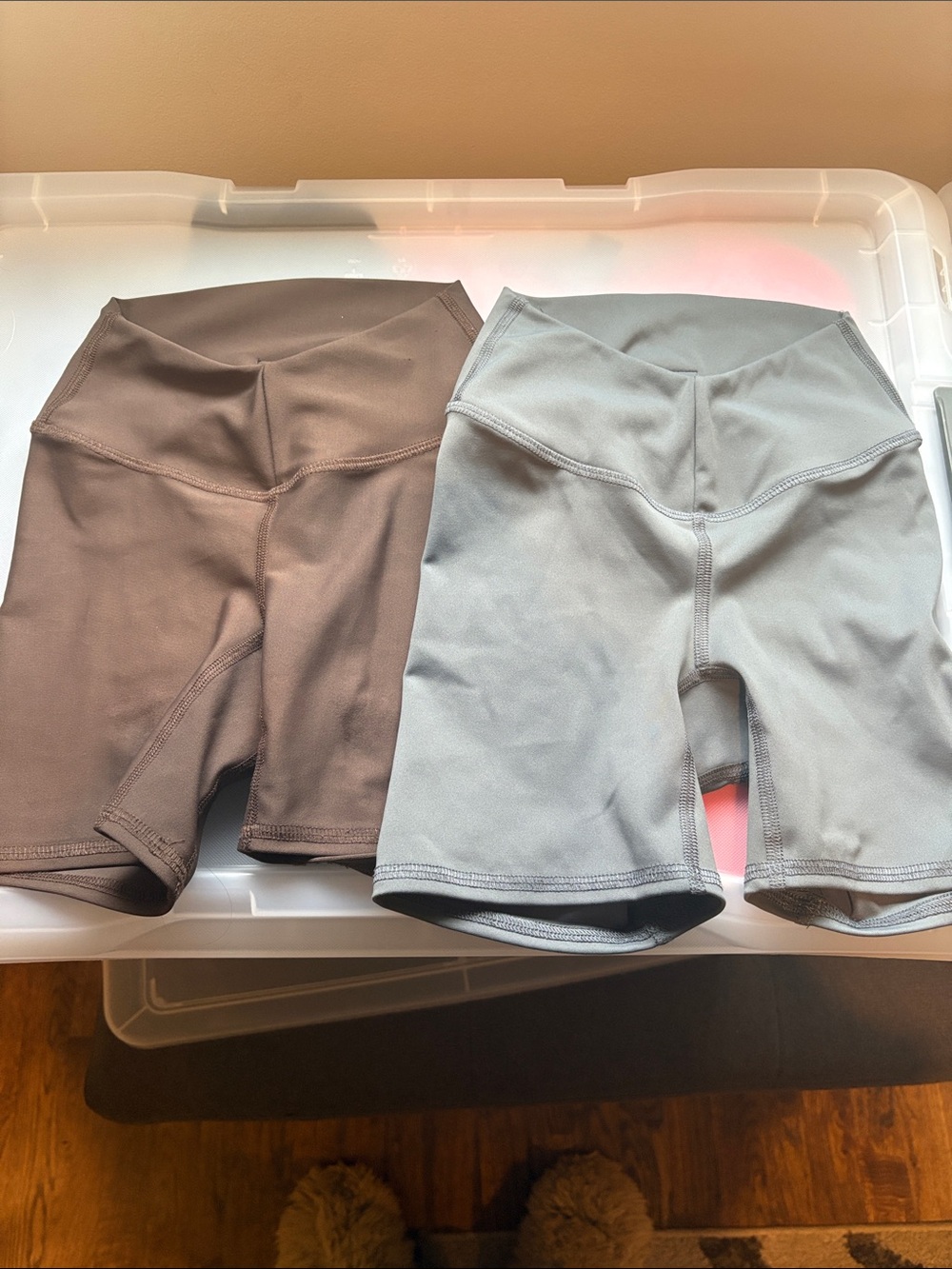 FIVE High-Waist Women’s Bike Shorts - Brown and Gray